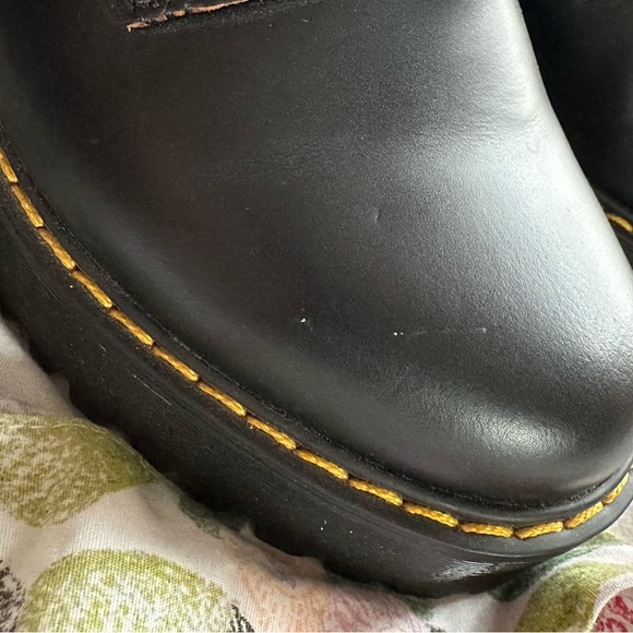 Dr. Martens Leona black combat boot 37 - Picture 10 of 11